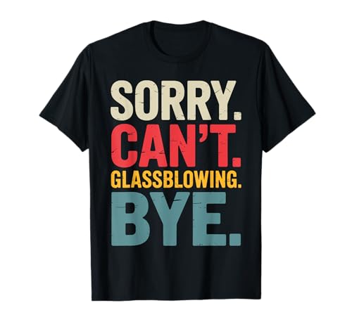 Cool Glassblowing Art T-Shirt for Men and Women