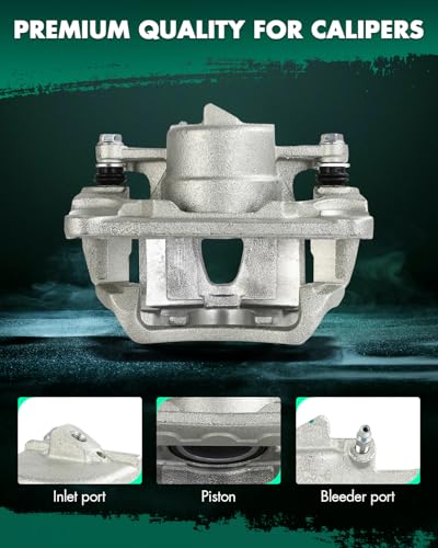 Image of SCITOO 19B1974A Front Left Disc Brake Caliper Assembly w /Bracket For Lexus For RX300 1999-2001