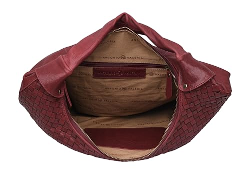 ANTONIO VALERIA Addison Braided Leather Tote Bag for Women4