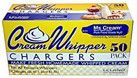 Ms Cream 50 Pure EURO 8g N2O Whipper Chargers