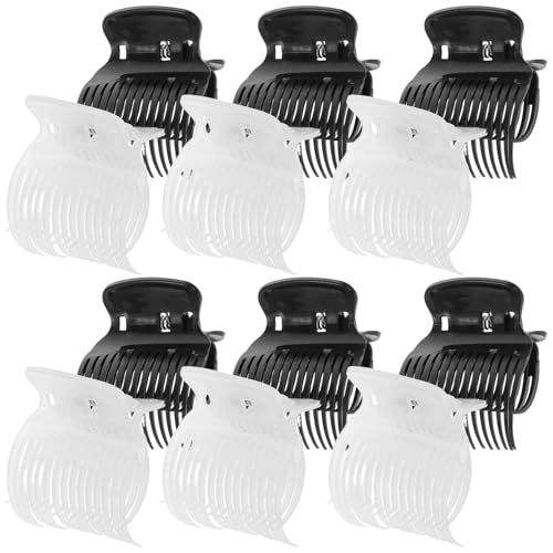 Pinzas para rulos calientes de plástico ABS con protección térmica pack de 12 unidades