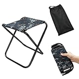Portable Folding Chair，Folding Stool with Storage Bag, Lightweight Outdoor Chair Aluminum Alloy...