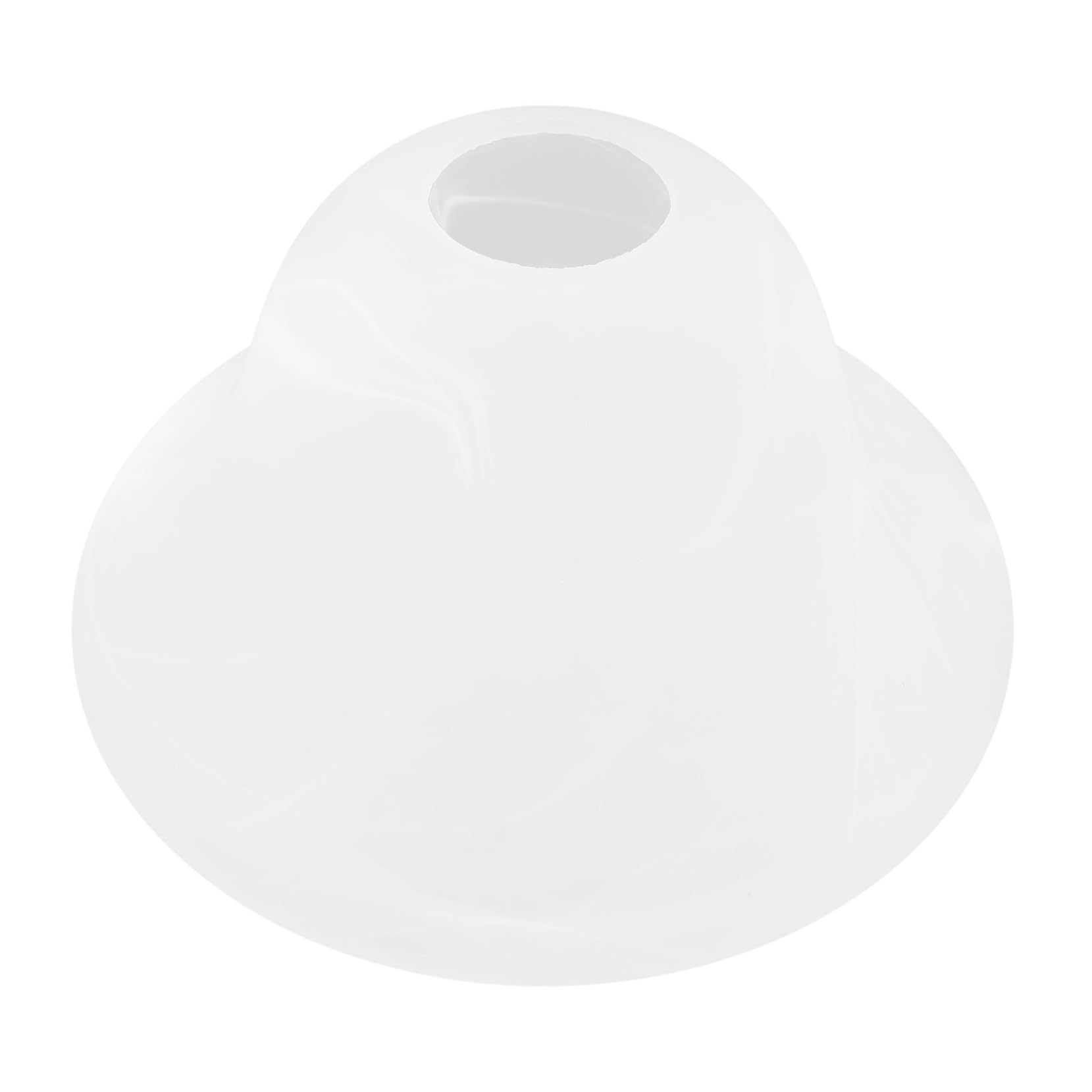 Mikinona Glass Lampshade Mushroom Shaped Table Lamp Cover Ceiling Light Shade Grey Decorative Indoors