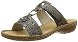 Regina Rieker Damen 608K1 Pantoletten, Grau (stromboli/45), 39 EU