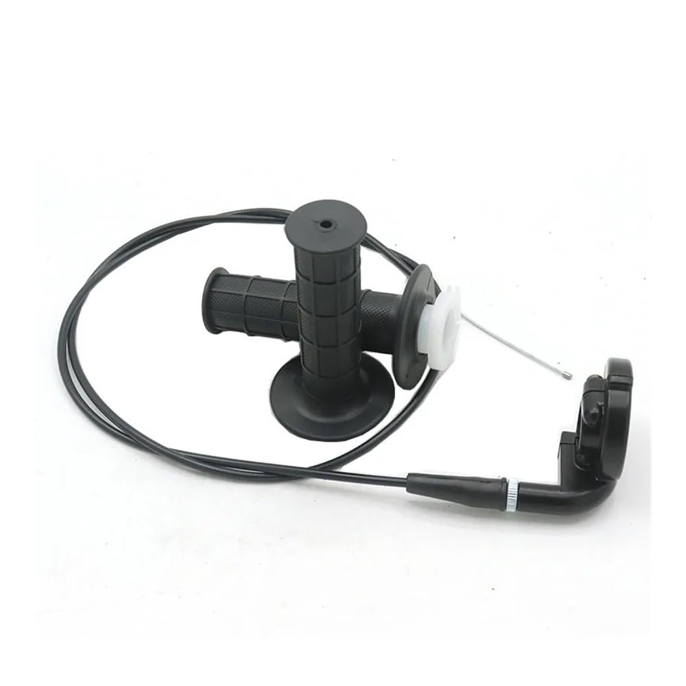 Ensemble de câbles et accessoires d'accélérateur universels Compatible avec motos – 7", 8", 22 mm, compatibles avec la plupart des motos(DGZ ZC)
