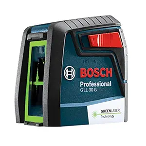 Bosch Professional GLL 30 G Line Laser 10m Green Laser Self Levelling (Blue)