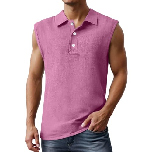 Maillot de musculation homme sans manches col V respirant