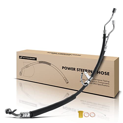A-Premium Power Steering Pressure & Return Hoses Line Assembly Compatible with Subaru Impreza 2008 2009 2010 2011, 2.5L SOHC, with Washer, From Pump And From Gear