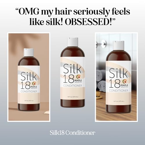 Maple Holistics Hair Conditioner for Damaged Dry Hair - Moisturizing Conditioner for Dry Damaged Hair Treatment and Frizz Control with Hair Moisturizer Amino Acids - Sulfate Free Conditioner for Colored Hair Care