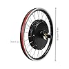 VPABES 48V 1000W Electric Bicycle Conversion Kit,20inch E-Bike Front Wheel Hub Motor Conversion Kit 50KM/H High Speed SW-810LED Display #4