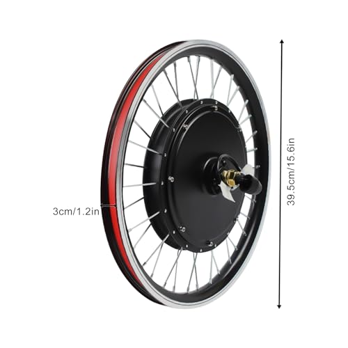 Silnik w piaście przedniego koła, zestaw do konwersji roweru w rower elektryczny, 20", bezszczotkowy zestaw do doposażenia roweru ze wskaźnikiem LED, silnik przedniego koła do felgi, zestaw do roweru