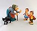 Produktbild Axse Hänsel und Gretel Hexe Katze 4 Märchen Figuren für Hexenhäuschen