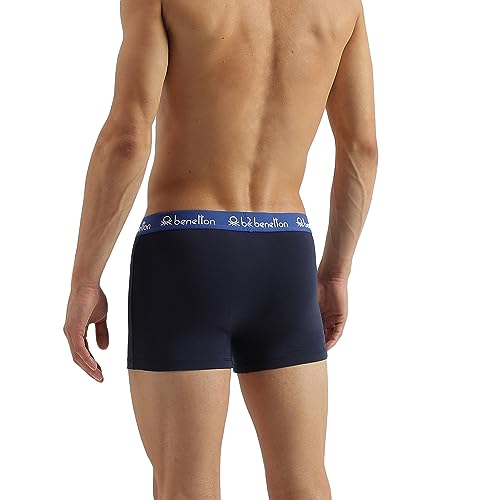 Image of UNITED COLORS OF BENETTON Pack of 2 Solid Colour Low Rise Boxer Briefs