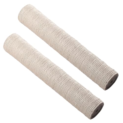 Xoeryoy 2PCS Cat Scratching Post Replacement, 20 Inch Sisal Cat Tree Replacement Post, 8mm Bolts, Easy to Install