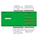 LVSEDTAL Industrial Automation Contorl Module 8AI-16DI-6DO MODBUS RTU RS485 Module 6-Way Relay 16-Way Switch Input 8-Way Analog Input(RS485-RS232)