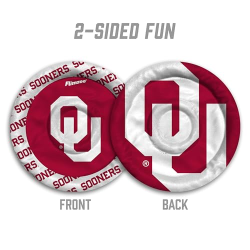Image of YouTheFan NCAA Oklahoma Sooners Flimzee Bean-Bag Flying Disc
