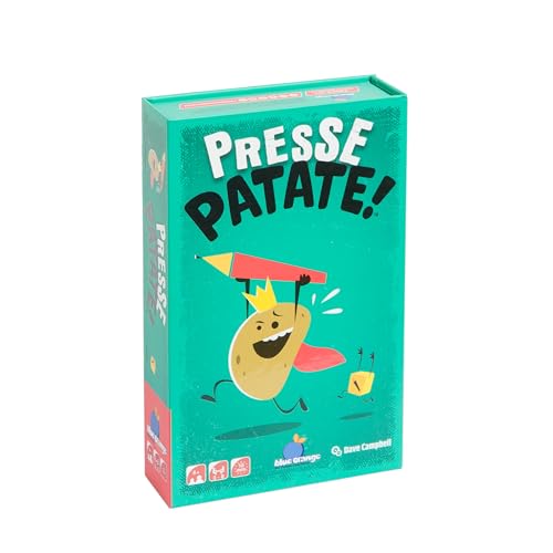 Blue Orange - Presse Patate - Jeu de Rapidité Idéal pour s'Amuser en Famille ou Entre Amis en Soirée - Dès - Multijoueurs - À partir de 8 Ans