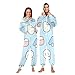 Yuiboo Modern Abstract DigitalAdult Unisex One Piecing Pajamas for Women Men Funny Hooded Costume