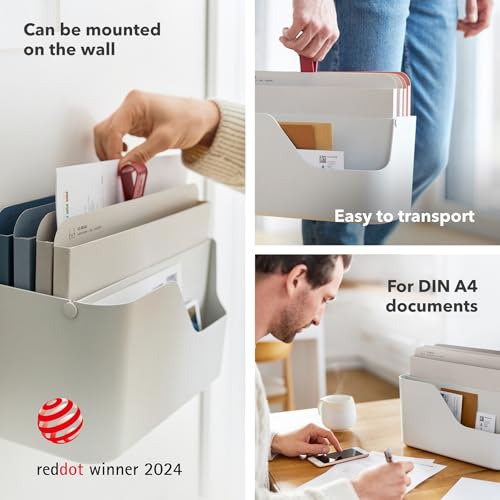 Organiseur de documents compact pour libérer de la place sur le bureau