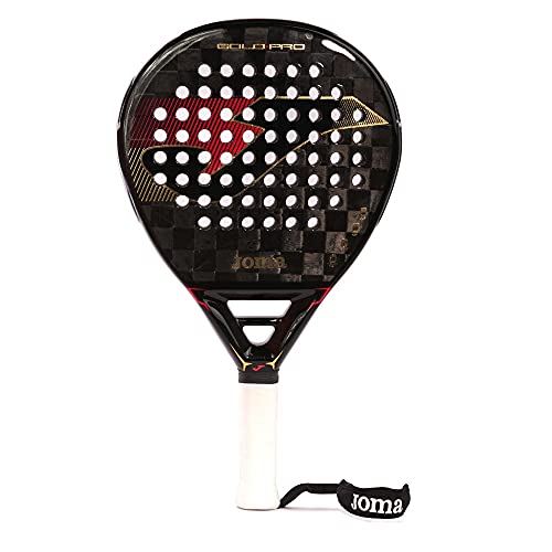 JOMA Gold Pro Power Padel Racket (Black Red)