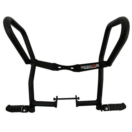 PROTETOR DE MOTOR E CARENAGEM COM PEDALEIRAS PRETO BROS 160