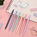 SKYDUE Cute Mechanical Pencils Set, 0.5mm & 0.7mm Mechanical Pencils, 360PCS HB Lead Refills, 4PCS Pastel Erasers, Pastel Aesthetic School Supplies for Writing, Drawing and Sketching
