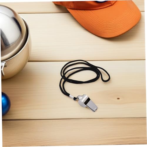 Silbatos de Acero Inoxidable con Sonido Fuerte y Señal de Emergencia 6pcs miniatura 6