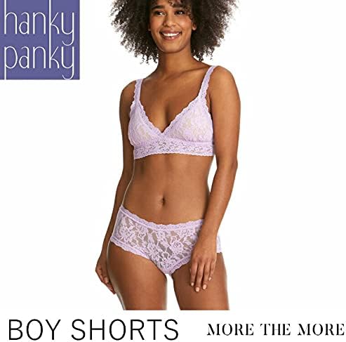雑誌掲載商品｜ハンキーパンキーオンラインショップ [ハンキーパンキー] ボーイショーツ シグニチャーレース 総レース ショーツ レディース H4812 XS 7.リンジーピンク
