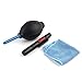 Produktbild RoxTop Reinigungstuch Pinsel und Luftgebläse in 1 Satz Digitalkamera-Reinigungs-Kit Staub Fotografie Professionelle Reiniger Luftgebläse Blau Schwarz