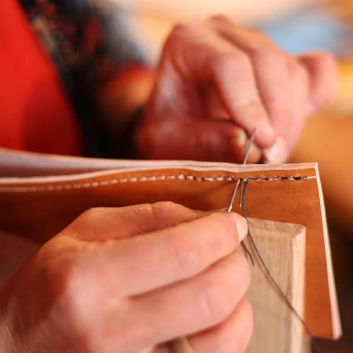 Kit de costura de couro resistente, Kit de costura de couro - Kit de ferramentas manuais para trabal