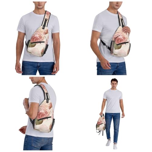 Bolso cruzado Beauty Roses para hombre y mujer miniatura 7
