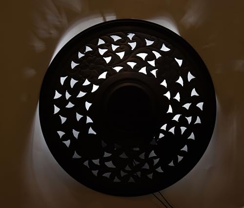 Image of BENE Akron Stainless Steel Indoor Modern Wall Light, E-27 Base Wall Lamp for Home Decor - Living Room, Bedroom, Hallway, Staircase, Balcony, 36 cm (Black, Pack of 2)