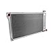 ECMRAD 3 Row Aluminum Radiator Compatible with Chevy K5 Blazer C10 C20 C30 1969-1972 1970 1971 5.0L 5.7L V8 350 307 Performance Engine Cooling