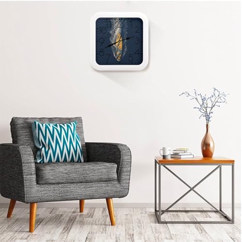 Horloge murale silencieuse sans tic-tac pour retrouver le sommeil