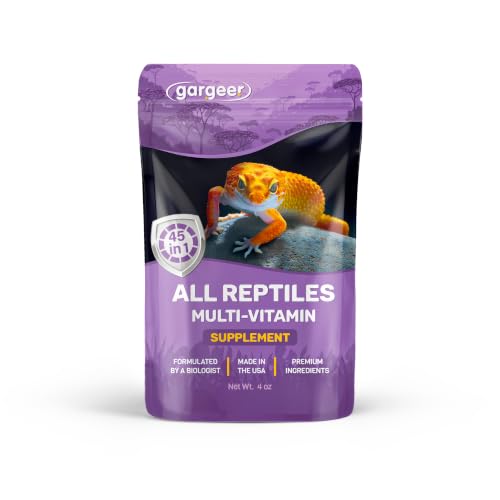 Gargeer 4oz All Reptile & Amphibian Multi-Vitamin Powder. Made in USA