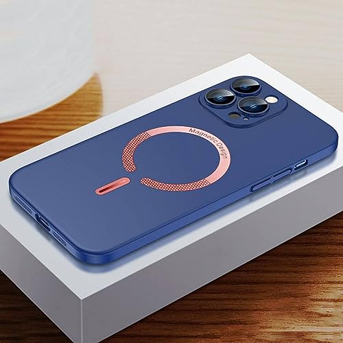 Coque de Charge sans Fil pour iPhone 14 Plus Coque Luxe Mat LVTFCO