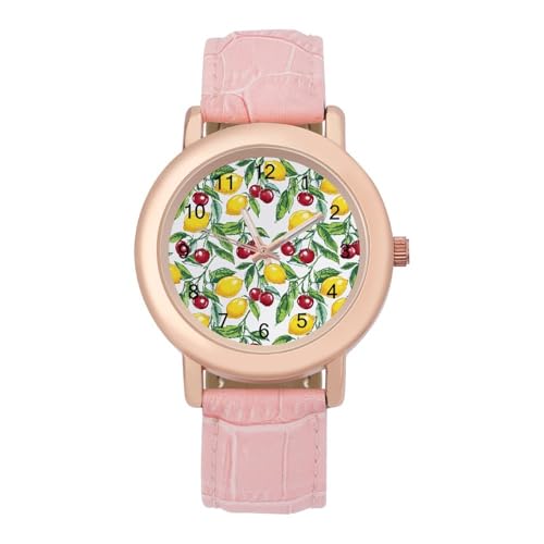 Imagen de Cherry and Lemon Reloj de pulsera para mujer