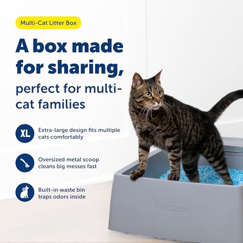 Arenero para múltiples gatos PetSafe tamaño extra grande miniatura 2