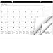 Desk Calendar 2019-2020: 11"x17" - (Runs from June 2019 Through December 2020)