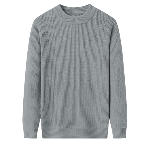 Chaqueta de punto para hombre oversized: dile adiós al frío con este suéter grueso y cálido 3