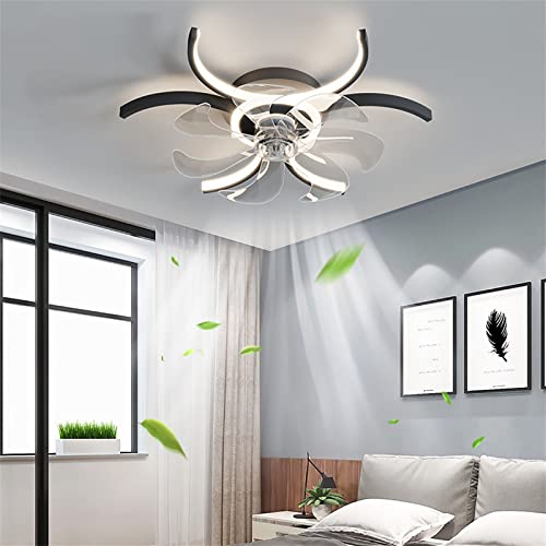 Ventilateur de plafond anti-bruit avec plafonnier LED modulable pour éliminer la chaleur lourde