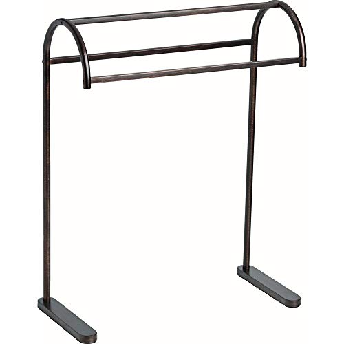 Delta Freestanding Triple Towel Rack in SpotShield Venetian Bronze