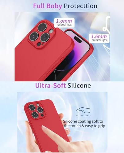 SEAHAI Case for HONOR X6b, Ultra Thin Silky-Soft Touch Soft Liquid Silicone Phone Cover with Shockproof Airbag Design - Image 2