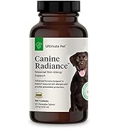 Ultimate Pet Nutrition Canine Radiance, Seasonal Environmental Skin Allergy Support Supplement fo...