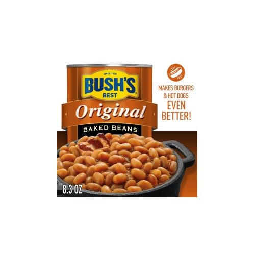 Image of Bush's Best Baked Beans Variety Pack, Seasoned Beans in Savory Sauce for BBQ, Cookouts, Side Dishes and Easy Meals, Vegetarian and Original, 8.3 Ounce Each (Variety Pack)