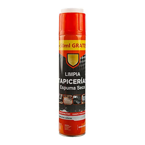 H HANSEL HOME Limpia Tapicerías Espuma Seca, Respeta los Colores, para Limpiar Asientos del Coche, Tapicerías, Alfombras, Sofá, Zapatillas, 650ml - Pack de 1 Unidad