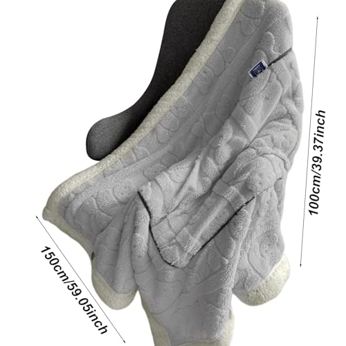 Couverture plaid portable en flanelle pour lecture sur canapé