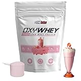 EHP Labs OxyWhey Lean Whey Protein Powder - 25g of Whey Isolate Protein, Meal Replacement Shake, Sugar Free Protein Powder - 15 Serves, Strawberry Milkshake