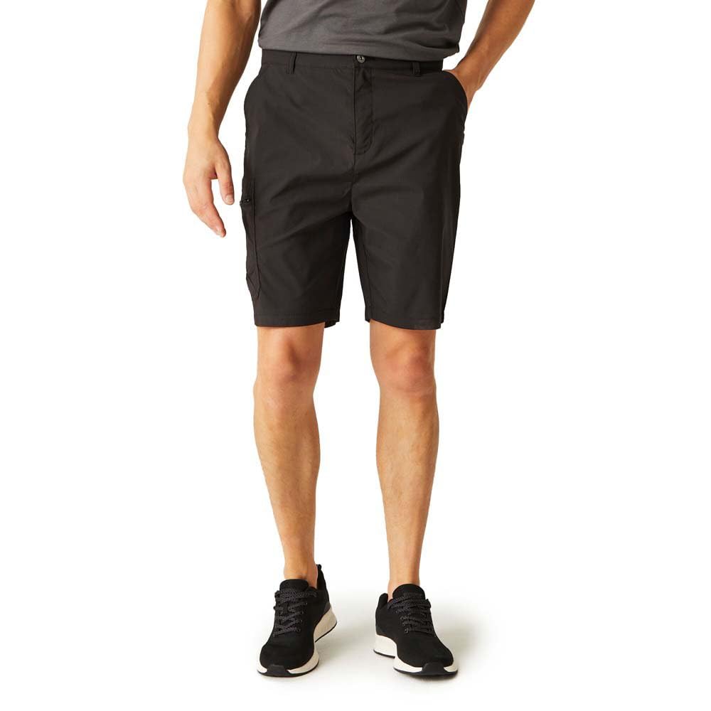 Regatta Mens Dalry Multi Pocket Shorts Black
