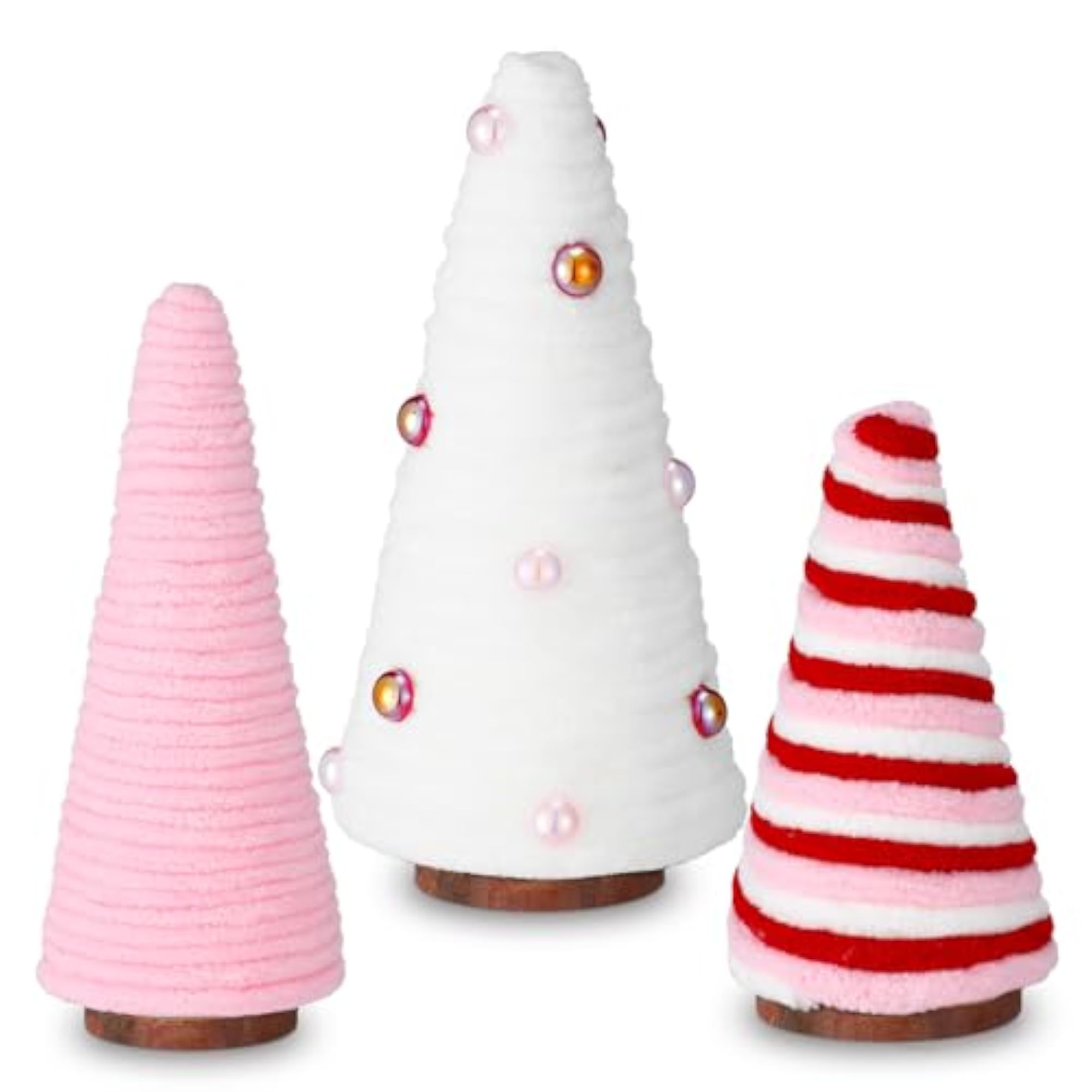 3 Pcs Valentine Day Tree Table Decorations
